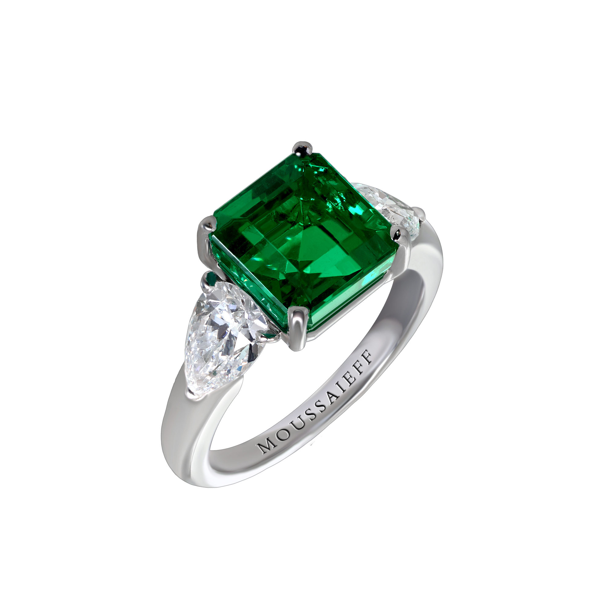 Colombian Emerald and Diamond Ring - Moussaieff | Moussaieff