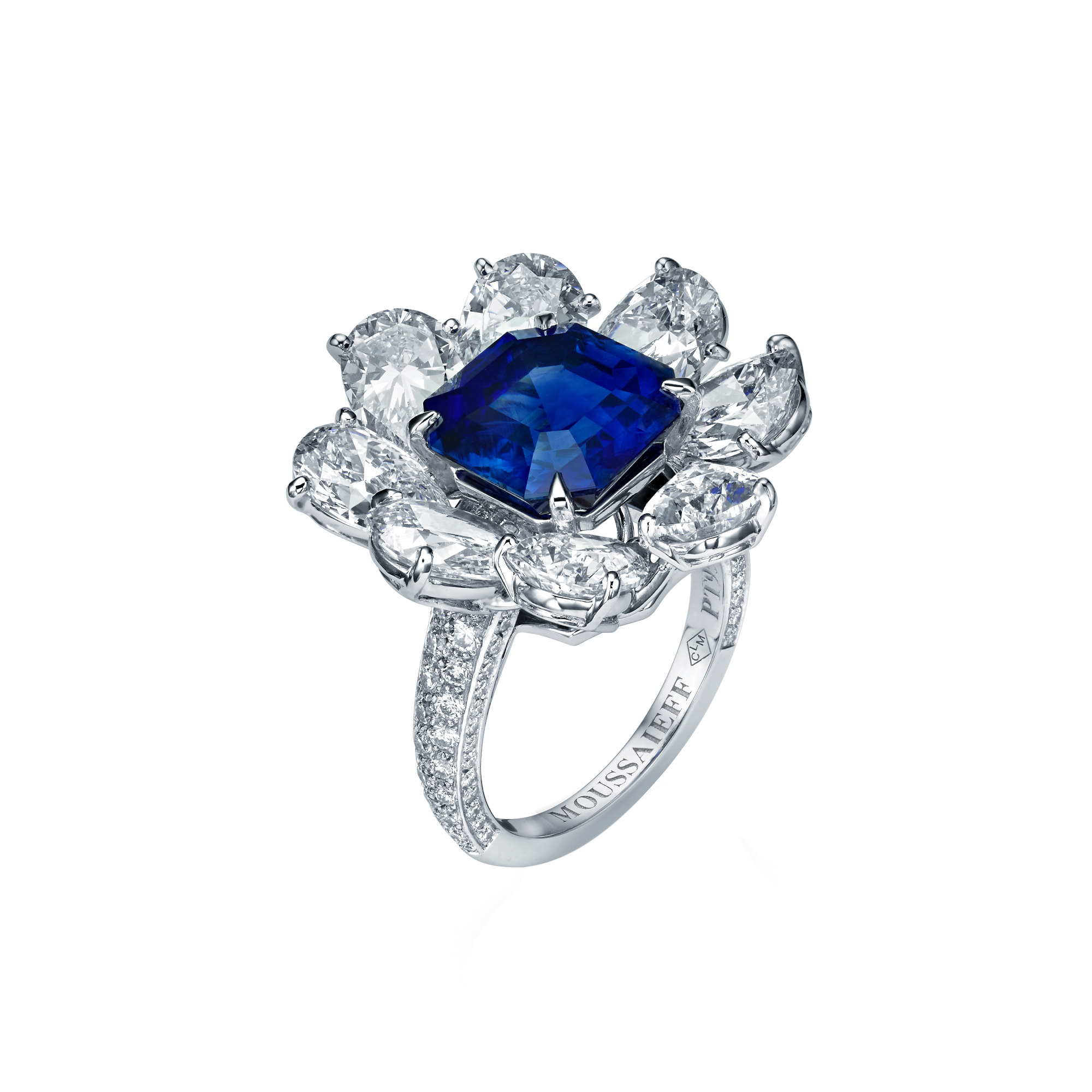 This classic ring by the Italian jewelry house Bulgari is set with an  exceptional Kashmir sapphire. Weighing 11.42 carats, the brilliant ... |  Instagram