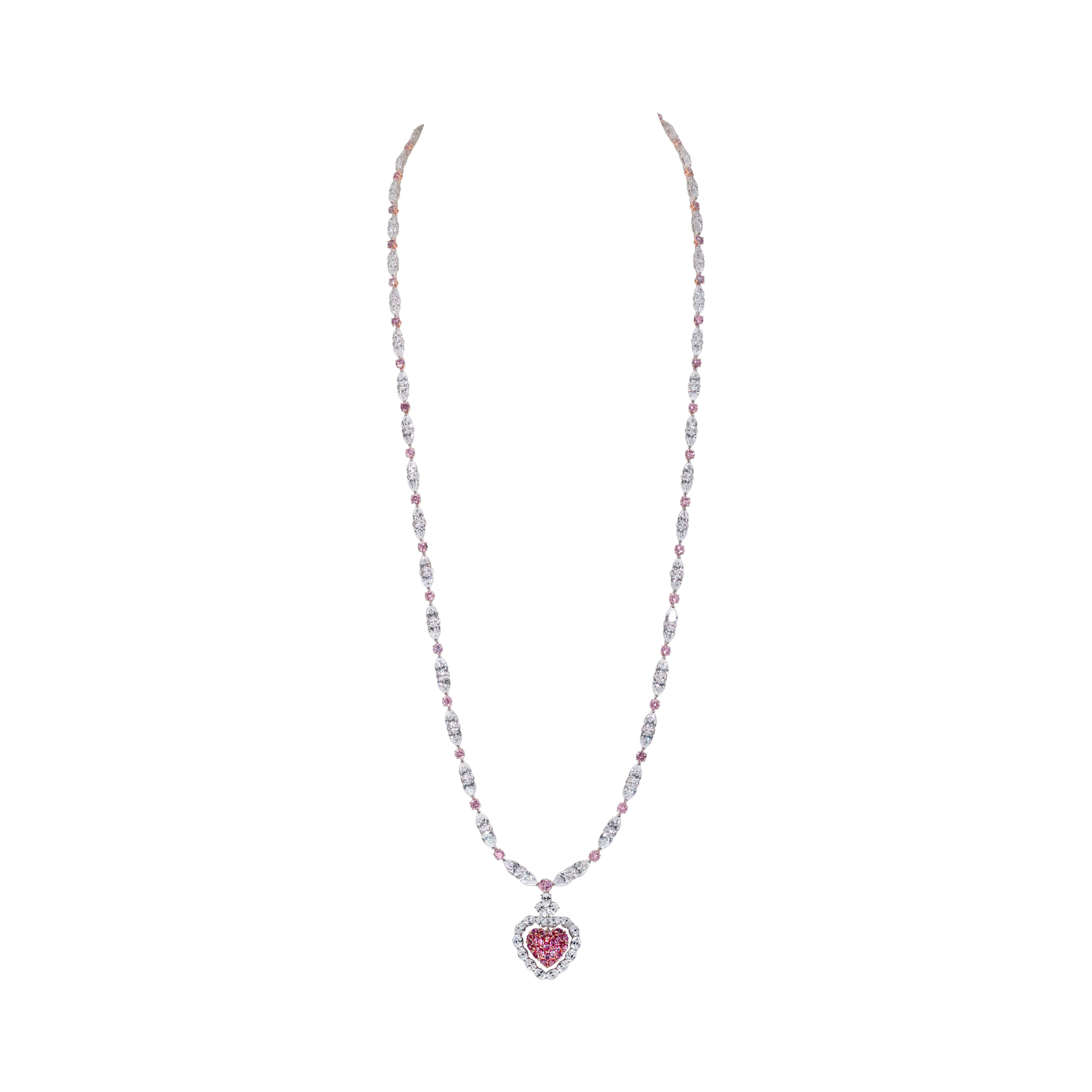 tiffany pink diamond necklace