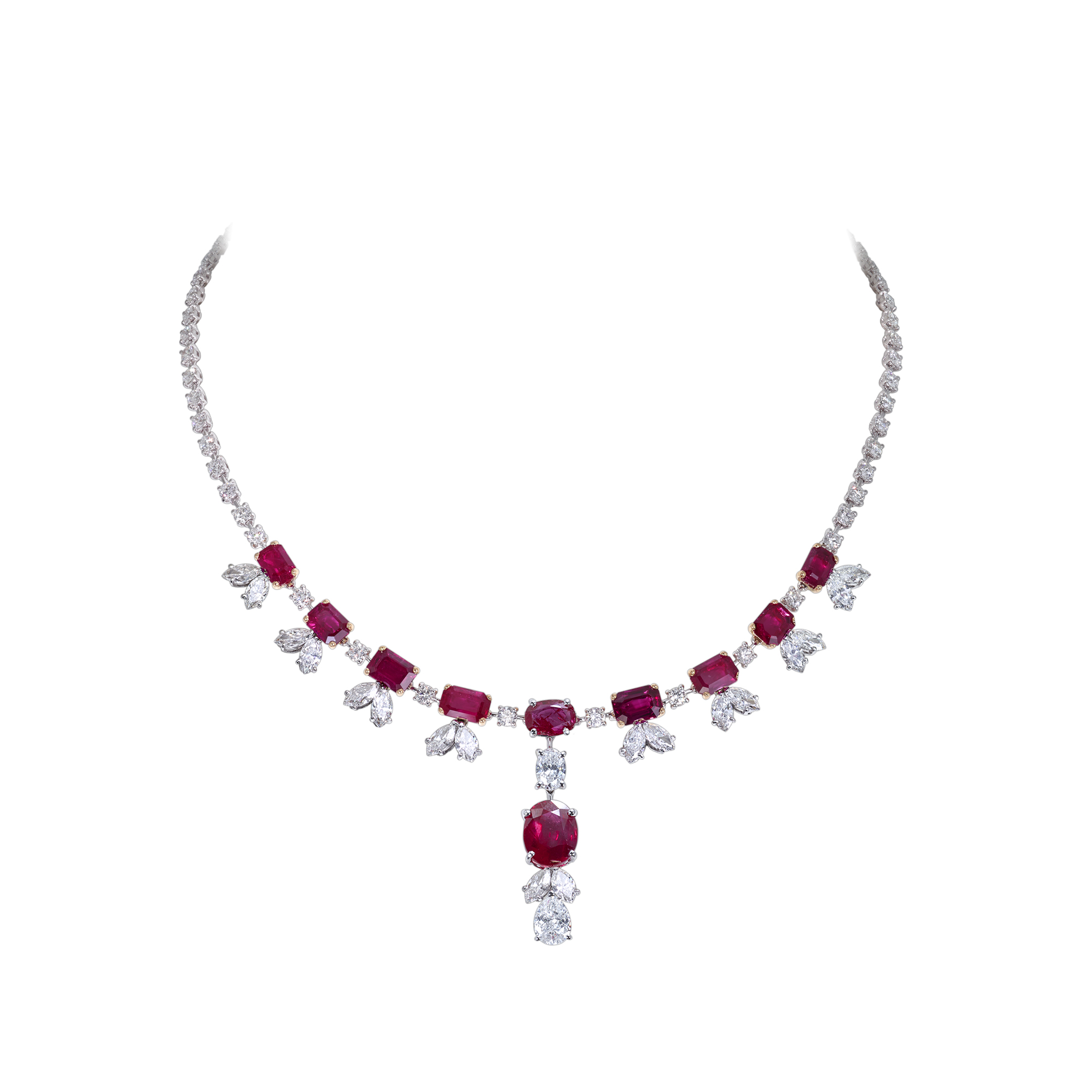 Ruby and Diamond Necklace - Moussaieff | Moussaieff