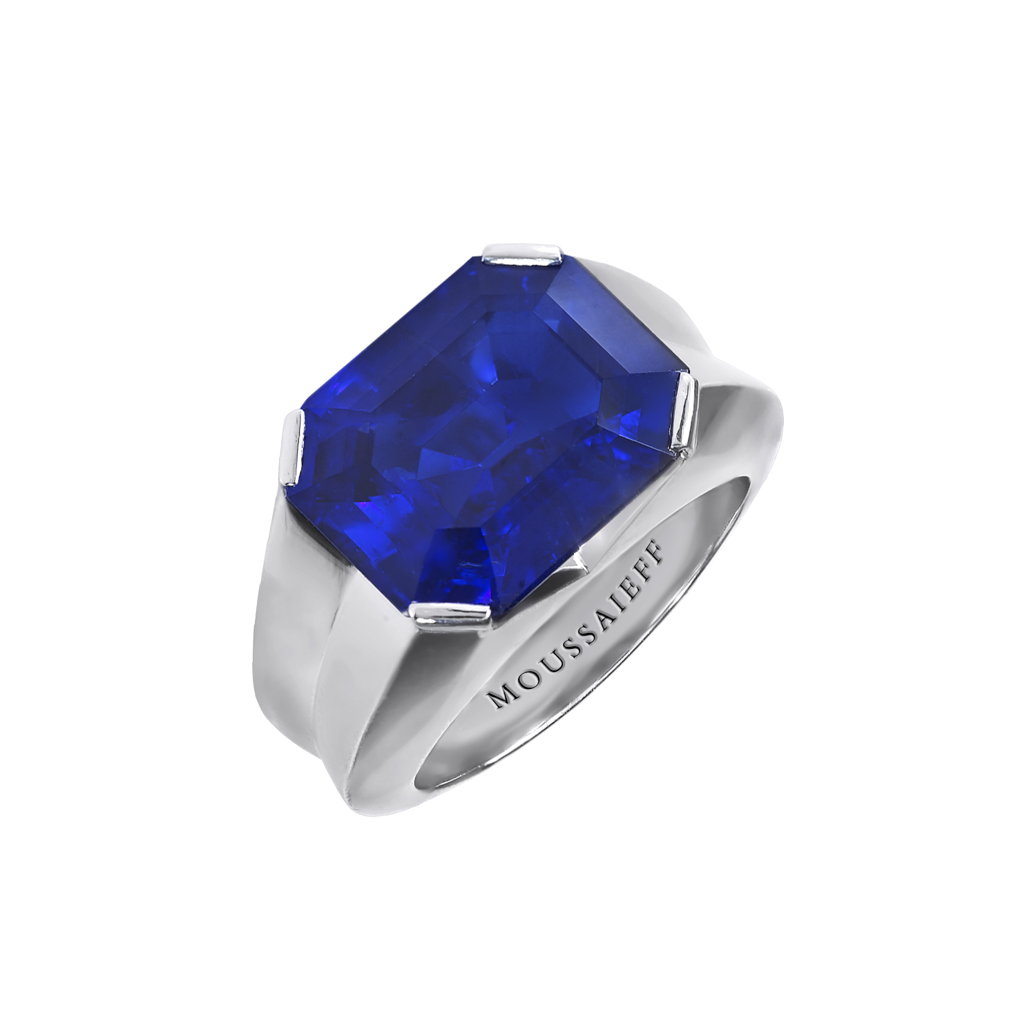 Blue Stone With Diamond Glittering Design Gold Plated Ring For Men - Style  A744 – Soni Fashion®